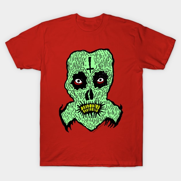 Bat Monster Skull T-Shirt by Pop Wasteland